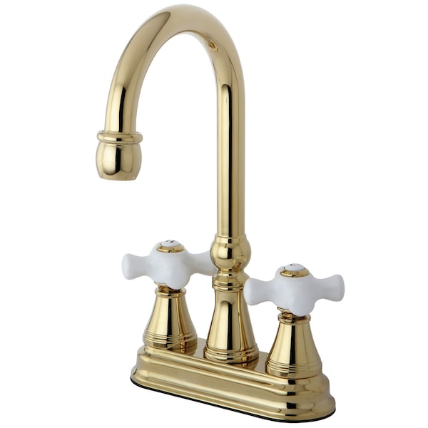 Kingston Brass Bar Faucet, Polished Brass KS2492PX - main
